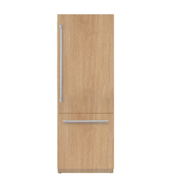 Forte 30 Inch Counter Depth Bottom Freezer Refrigerator with 16 cu. ft